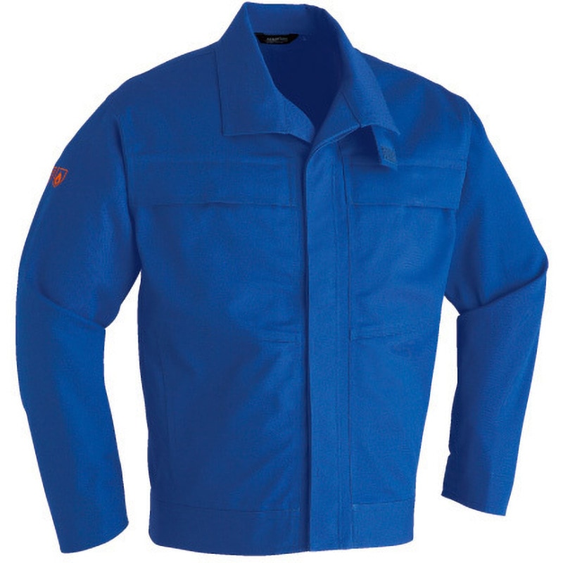 352 難燃ブルゾン(ボタンタイプ) 352 Asahicho(旭蝶繊維) ブルー色 6L