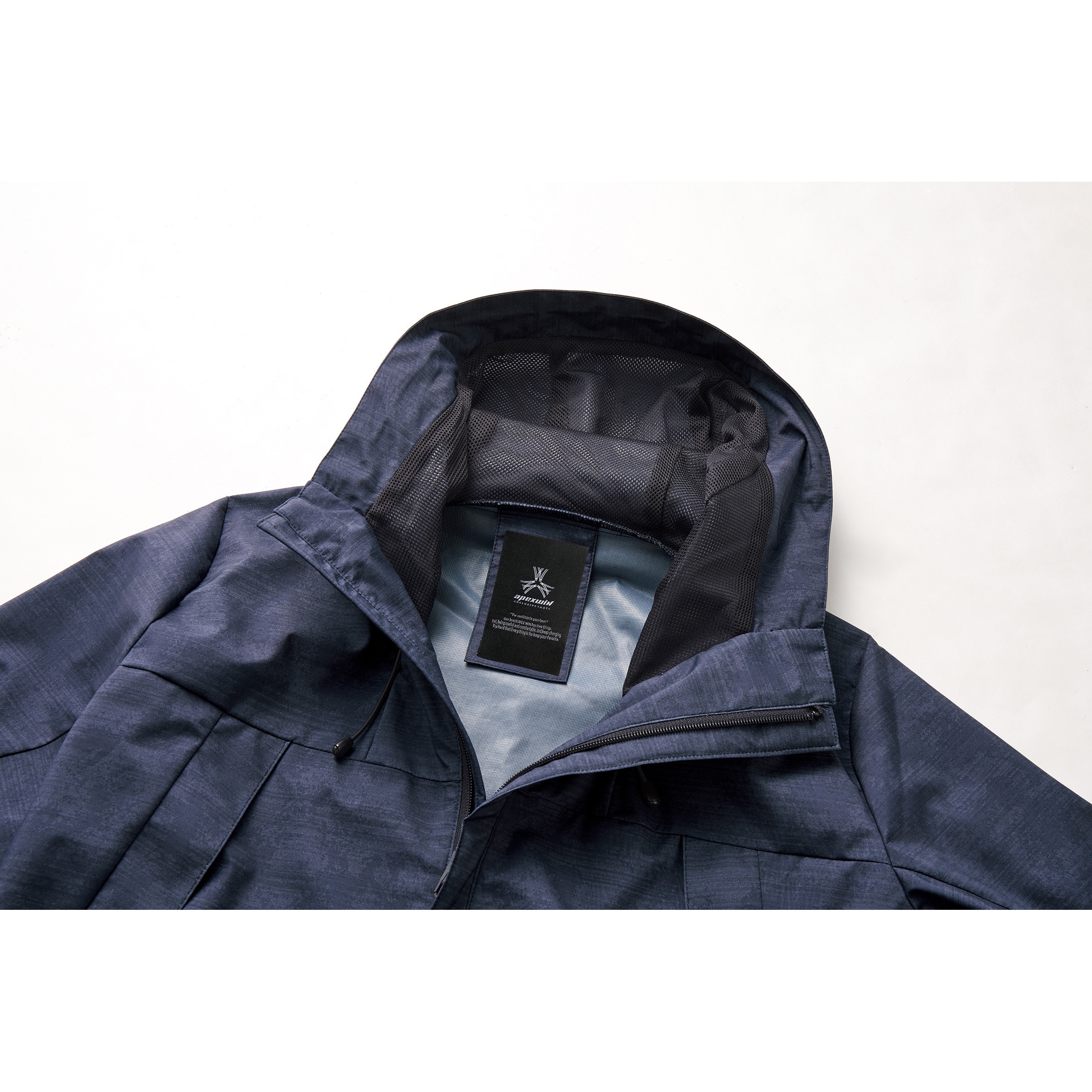 10554 ストレッチ透湿防風ジャケット アタックベース ポリエステル100