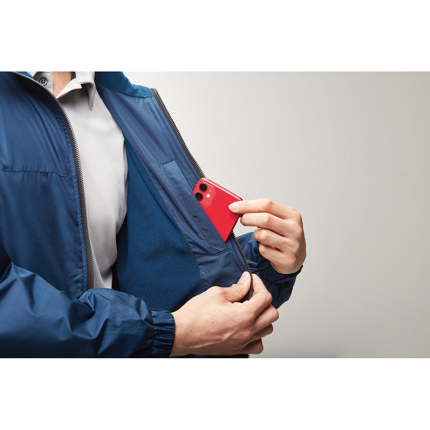 6577 裏トリコットジャケット アタックベース 軽量 ポリエステル100