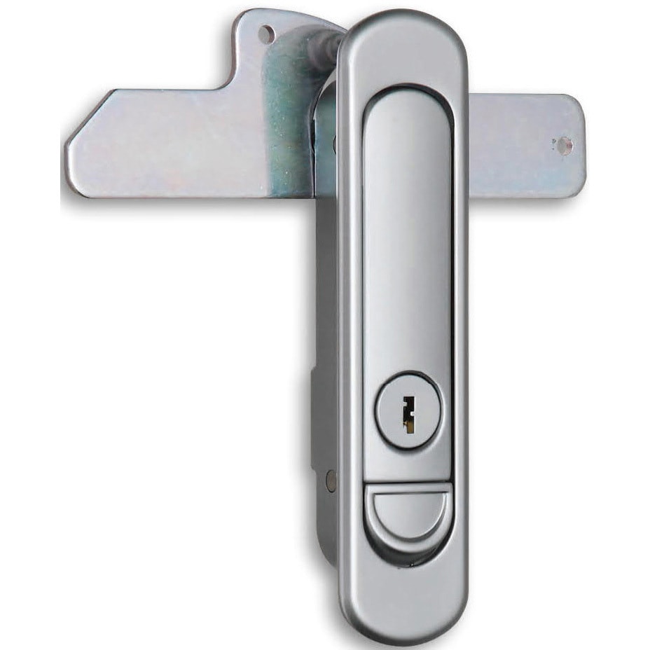 AB-23-2 平面ハンドル ホシモト サチライトクロムめっき 鍵無し AB-23