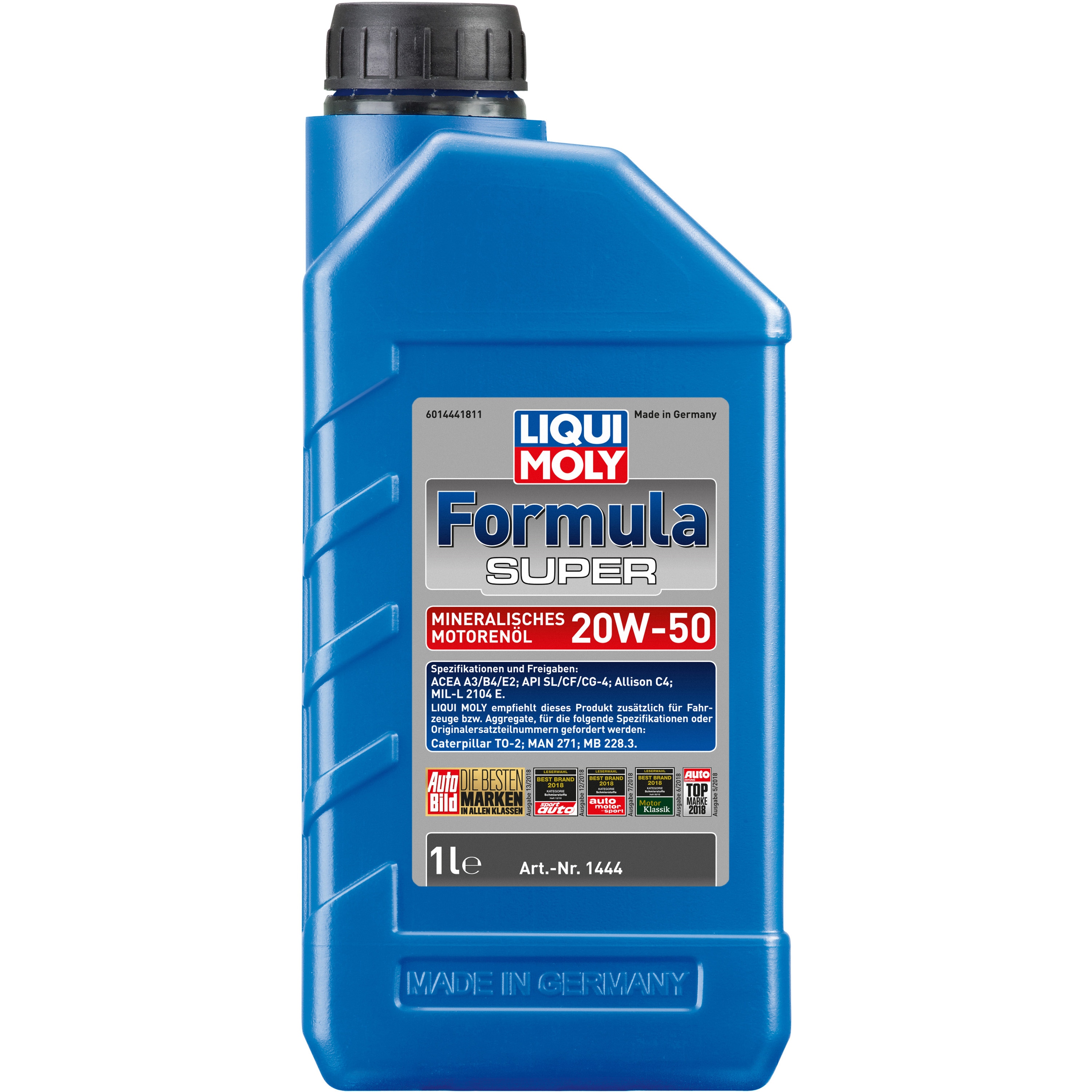 1444 フォーミュラ スーパー 20W-50 SL/CG-4 1本(1L) LIQUI MOLY 【通販サイトMonotaRO】