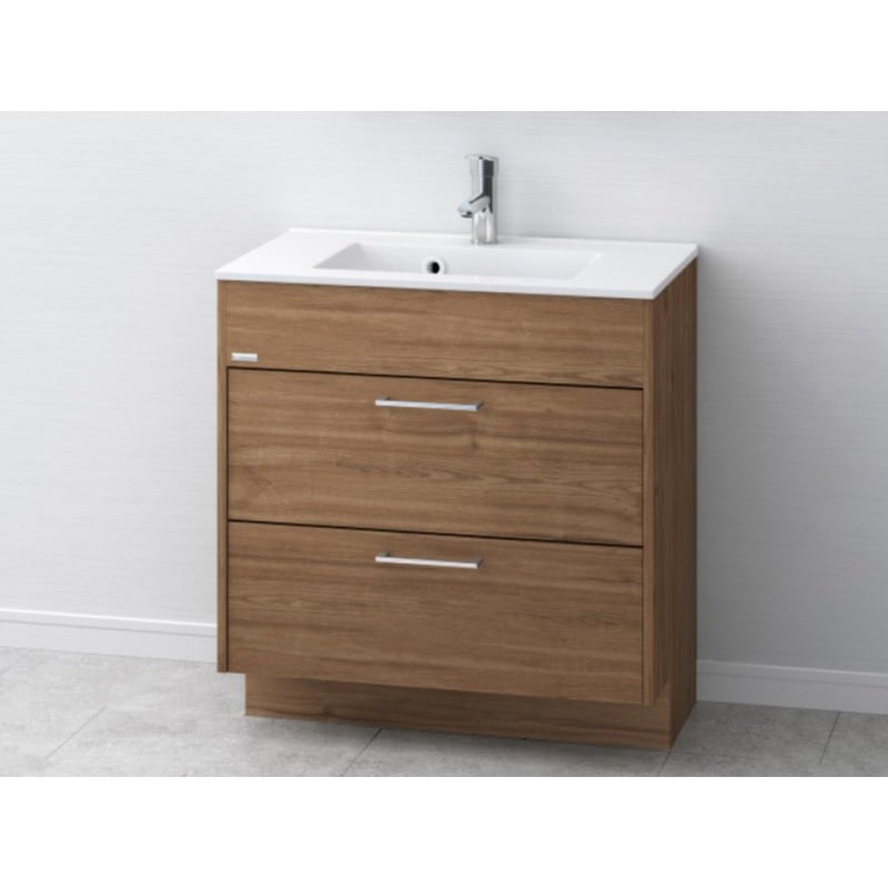 LKEA750AFNJC1 デザイン洗面 アール キャビネット+洗面ボウル一体型カウンター アサヒ衛陶 間口750mm  LKEA750AFNJC1