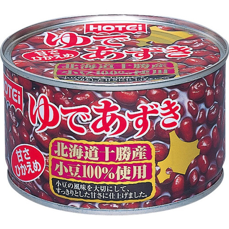 ゆであずき 北海道産430g 1ケース(430g×24個) ホテイフーズ 【通販モノタロウ】