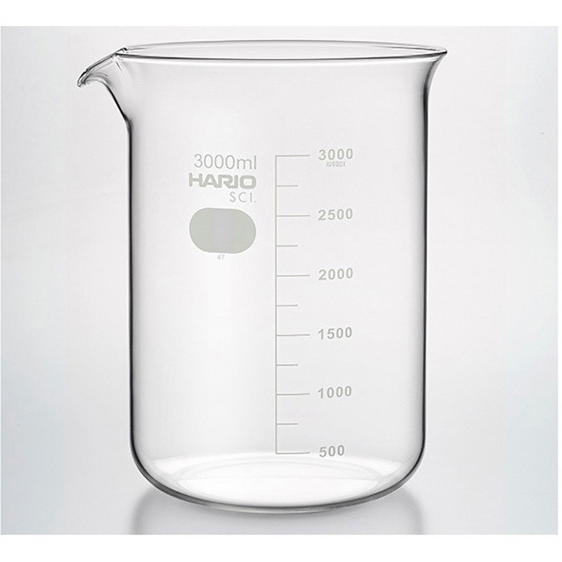 B-3L SCI ビーカー Bシリーズ HARIO 3000mL  1箱(4個) B-3L SCI