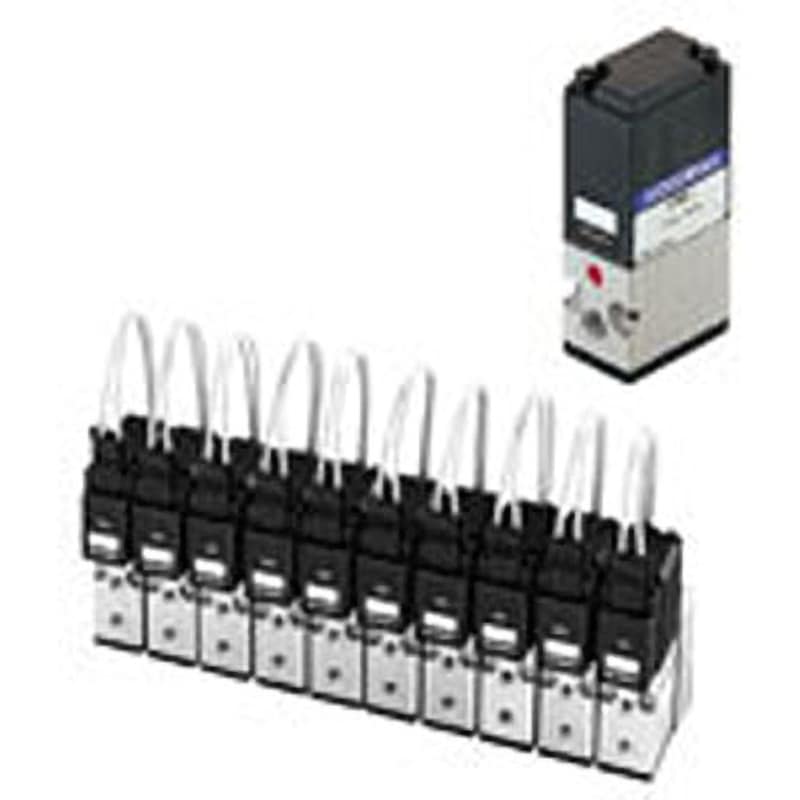 030-4E1-83-PLL/DC24V 電磁弁030シリーズ コガネイ 5ポート 内部パイロット形 配管接続口径M5×0.8