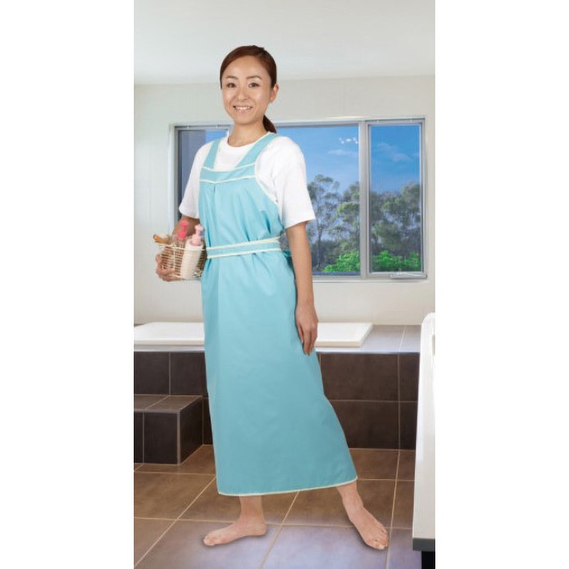 入浴ケアか〜るいエプロンII(レモンイエロー/L) 6018 L 6018 入浴ケアか～