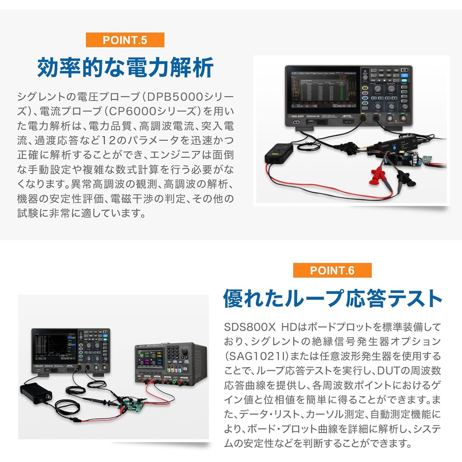 SDS824X HD 高分解能オシロスコープSDS800X HDシリーズ(70 M/100 M/200