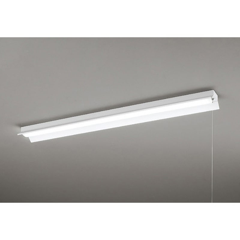 XL501111R2D 直付型ベースライト40形  反射笠型プルスイッチ付 非調光 ODELIC(オーデリック) 高演色LED 白色 明るさ4000Lm 消費電力26.6W 温白色 色温度3500K  1台 XL501111R2D