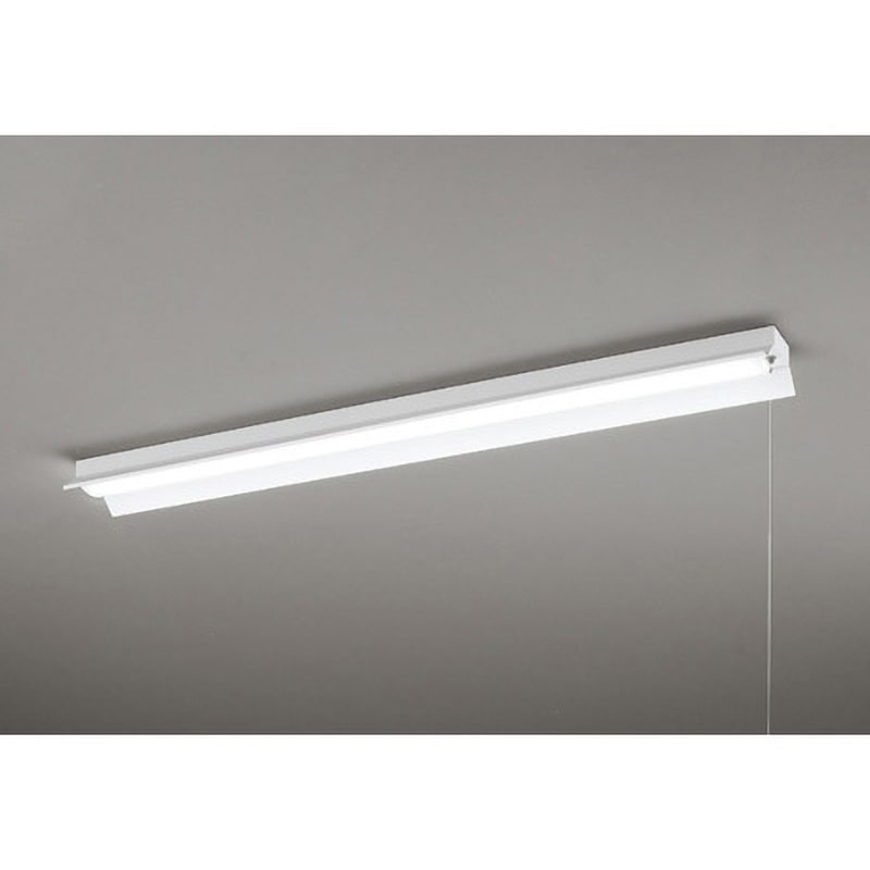 XL501111R4D 直付型ベースライト40形  反射笠型プルスイッチ付 非調光 ODELIC(オーデリック) 高演色LED 白色 明るさ5200Lm 消費電力31.8W 温白色 色温度3500K  1台 XL501111R4D