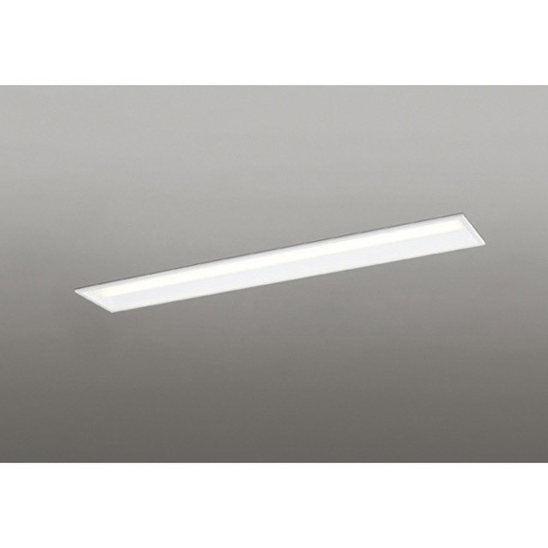 XD504014R4E 埋込型ベースライト40形 下面開放型190 非調光 ODELIC(オーデリック) 高演色LED 5200Lm 3000K 電球色 光束4480Lm 幅210mm長さ1274mm 1台 XD504014R4E