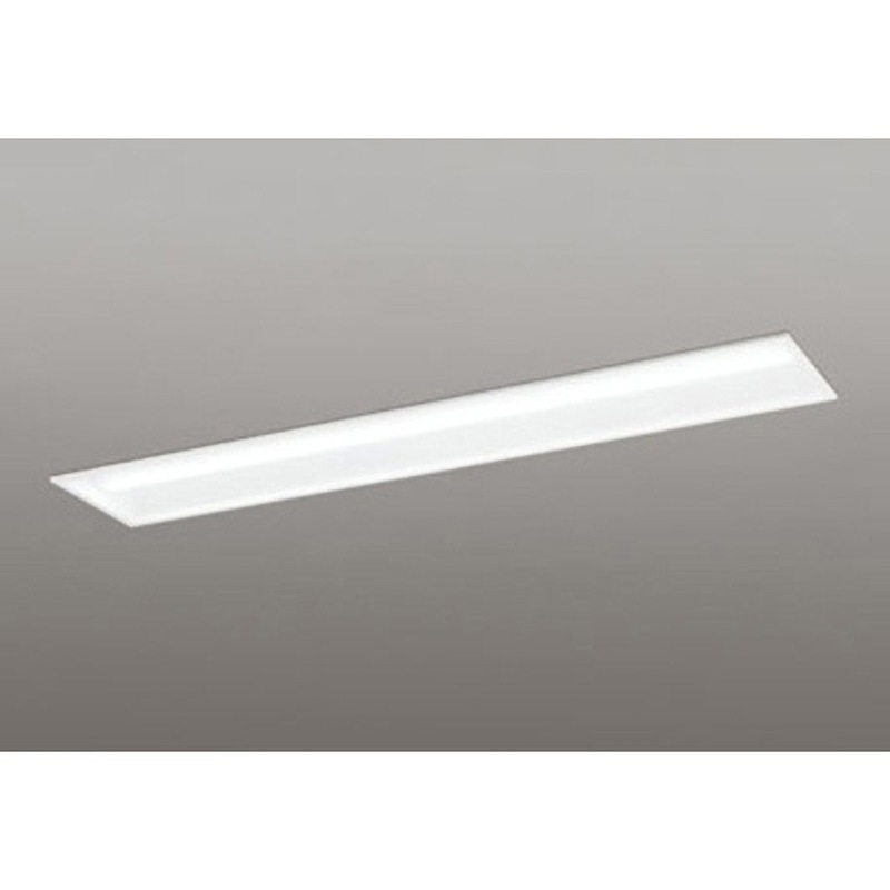 XD504002R1A 埋込型ベースライト40形 下面開放型220 非調光 ODELIC(オーデリック) 高演色LED 2000Lm 6500K 昼光色 光束1890Lm 幅240mm長さ1254mm 1台