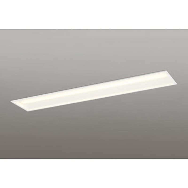 XD504002R4E 埋込型ベースライト40形 下面開放型220 非調光 ODELIC(オーデリック) 高演色LED 5200Lm 3000K 電球色 光束4480Lm 幅240mm長さ1254mm 1台