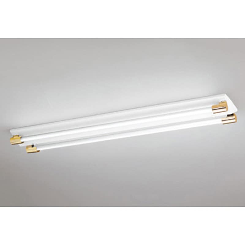 オーデリック XL551200R2D LEDベースライト LED-TUBE R15高演色 40形 直付型 ソケットカバー付(金色) 2灯用 Hf32W高出力×2灯相当 G13口金 非調光 温白色 XL551200R2D オーデリック ベースライト 40形 ゴールド 2灯 LED（温白色）