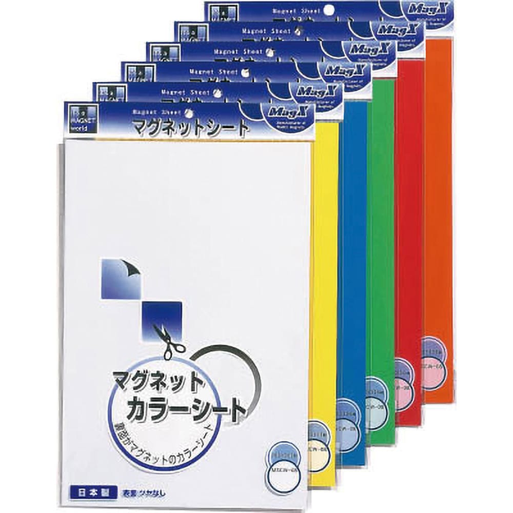 MSCW-08R マグネットカラーシート 大 1枚 MagX(マグエックス) 【通販サイトMonotaRO】