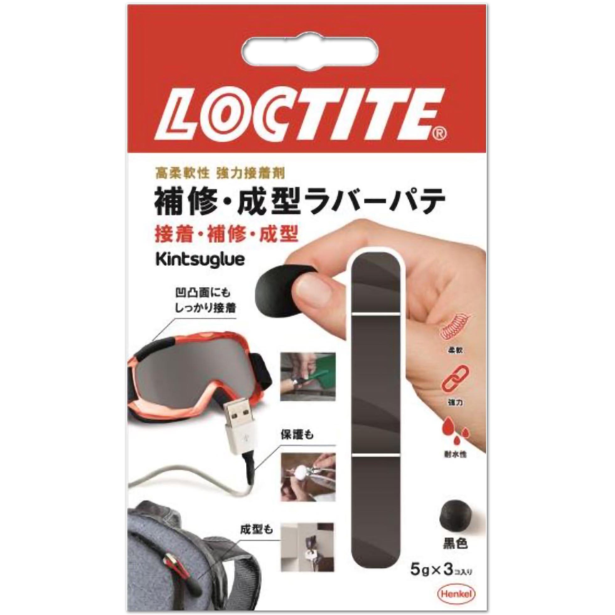 KTB-503 Kintuglue(キンツグルー) 1セット(5g×3個) LOCTITE