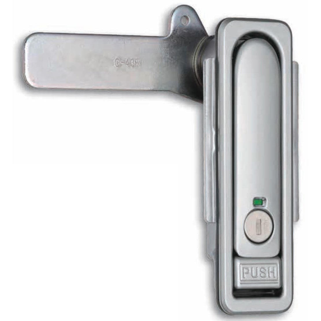 AB-153L-10-2-1 防水平面スイングハンドル(インジケータ付き) ホシモト