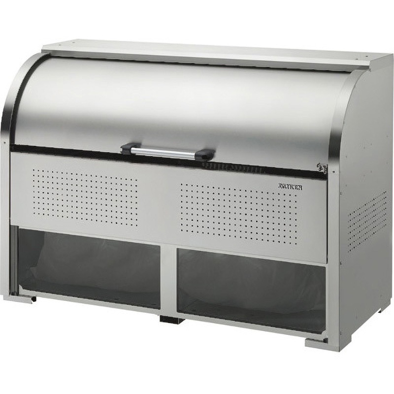 CKS-1607-A ステンレスゴミ収集庫クリーンストッカー シースルータイプ CKS-A型 ダイケン 容量1000(45Lゴミ袋22袋相当)