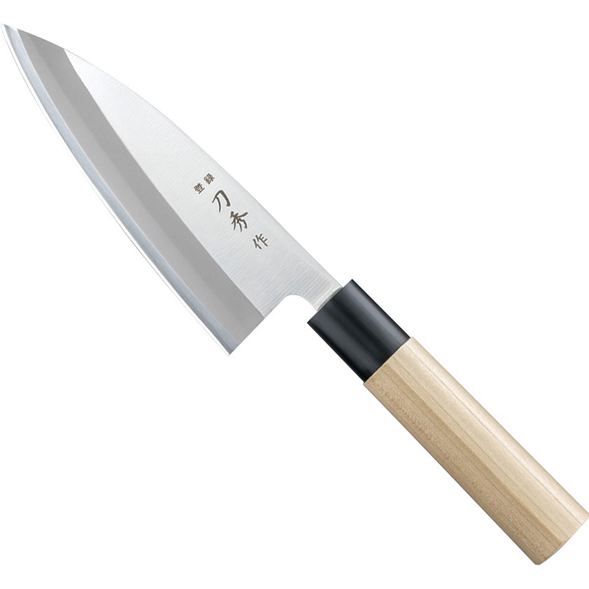 FC-370 刀秀作 モリブデンバナジウム鋼 出刃(左用) 藤次郎 片刃タイプ 刃長15cm  FC-370 5,566円