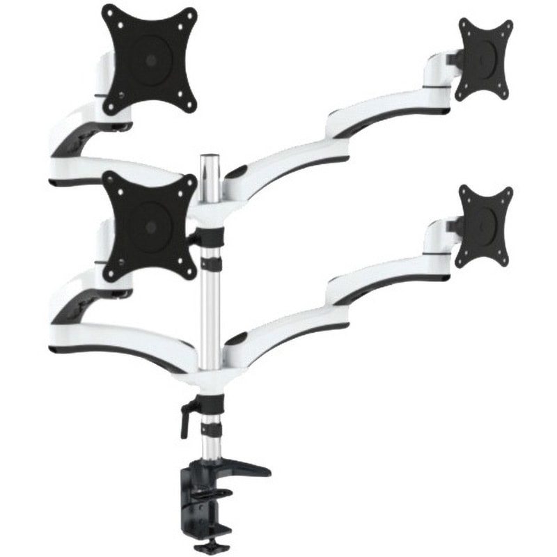 JN-ARM-FE148DV 液晶ディスプレイアーム クランプ対応 15-34インチ対応 耐荷重8kg 4画面5軸 JAPANNEXT デスク取り付けタイプ