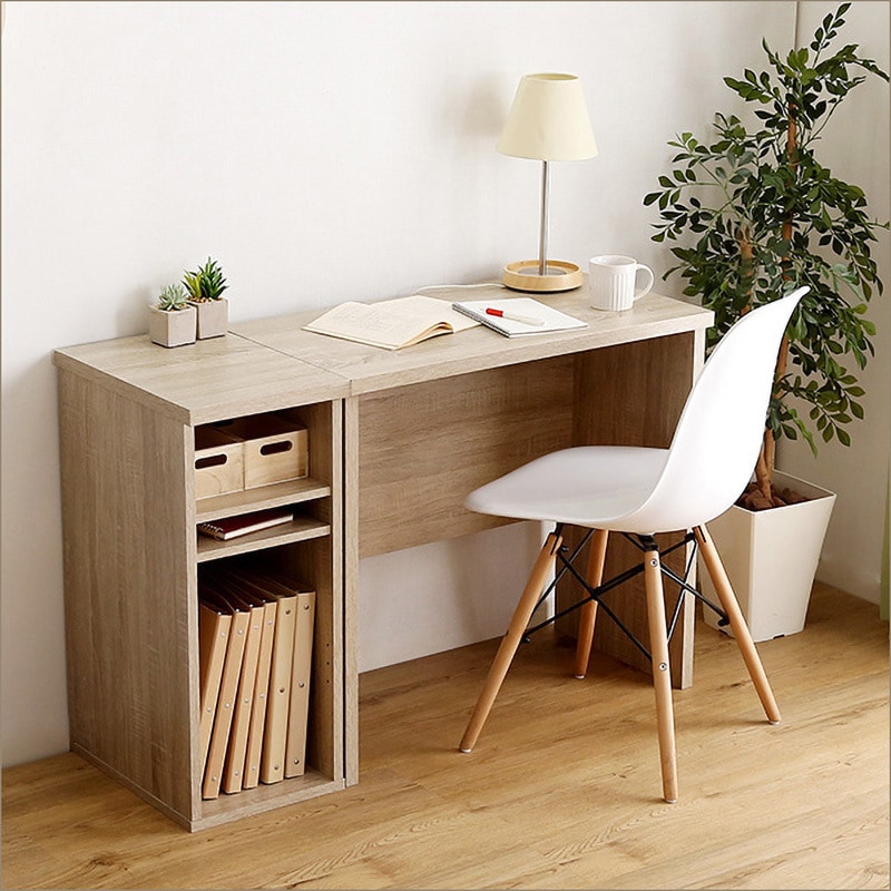 HT-SRK30-SBO シンプルデスク用サイドラック30cm幅【LULUTE ルルテ 】 ホームテイスト シャビ―オーク色 高さ700mm奥行400mm  HT-SRK30-SBO