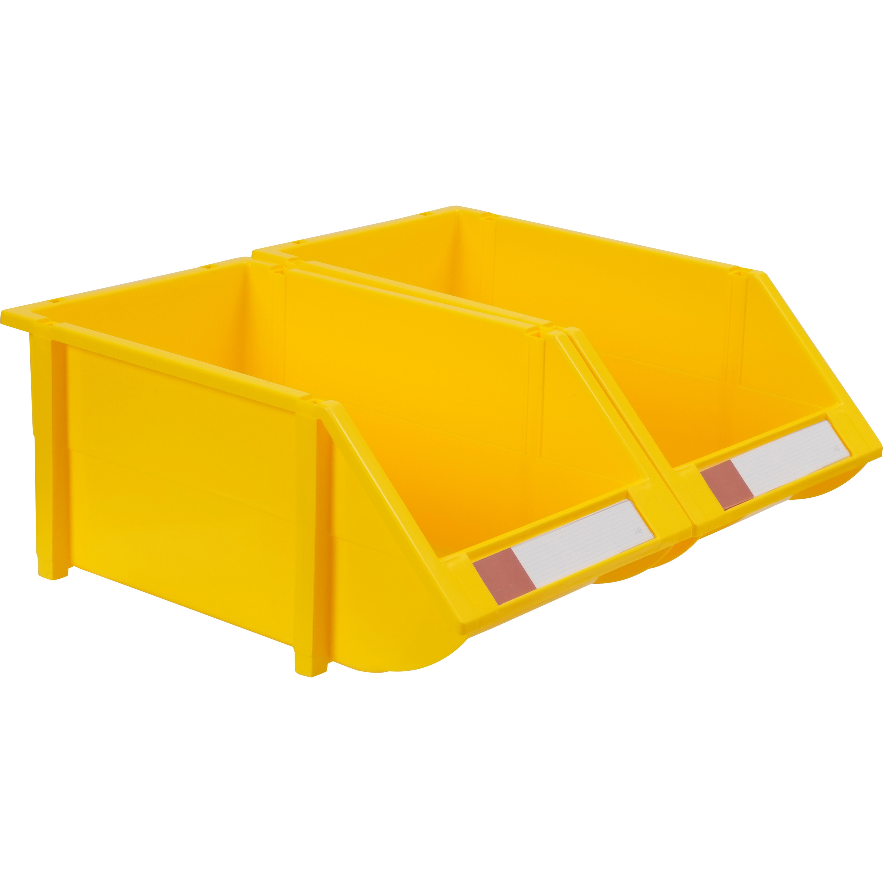 インテリア　カラフルな金属製　スタッカブルコンテナ　コンテナボックス　イエロー インテリア カラフルな金属製 スタッカブルコンテナ コンテナボックス