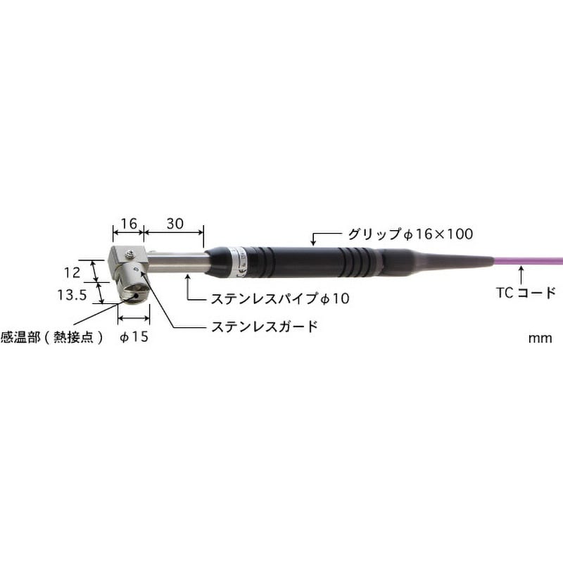 A-234K-00-1-TC1-ASP 静止表面用温度センサ A形シリーズ 1本 安立計器 【通販モノタロウ】