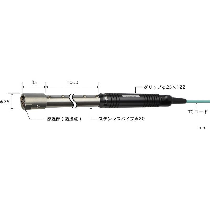 HHT-51K-10-TC1-ASP【ISO書類一式付き】 耐久形高温表面用温度センサ