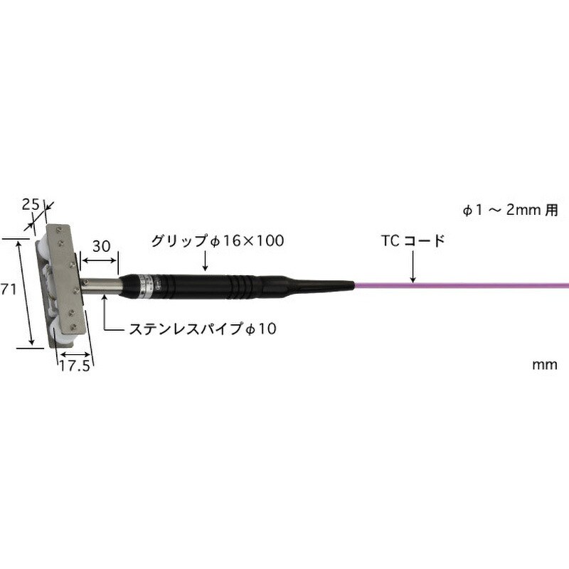 MW-32E-TC1-ASP 走行線用温度センサ MWシリーズ 1本 安立計器 【通販