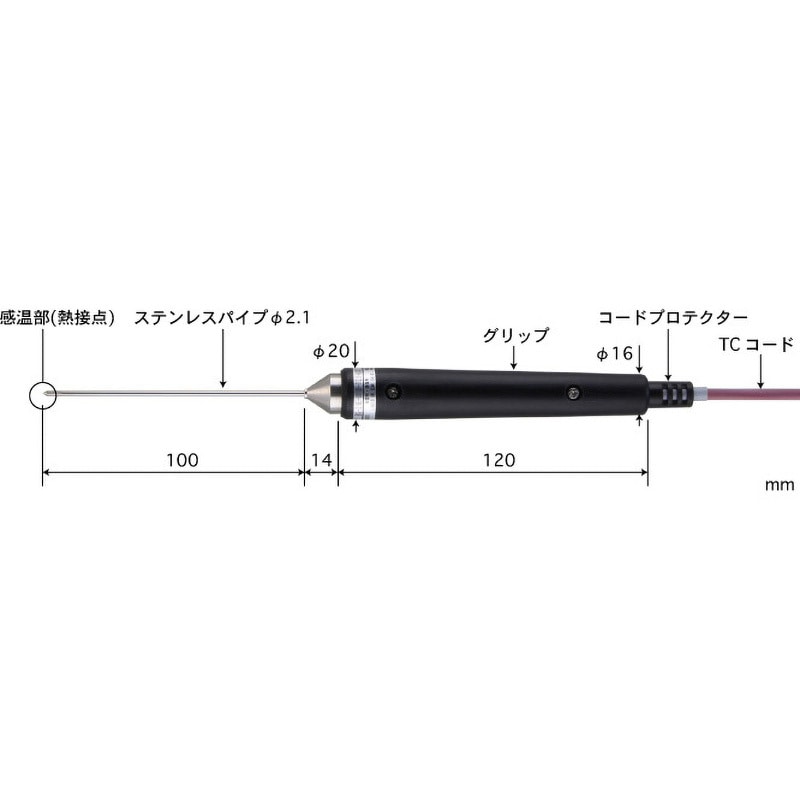 BS-21E-010-TC1-ASP【ISO書類一式付き】 半固形物・液体一般用温度