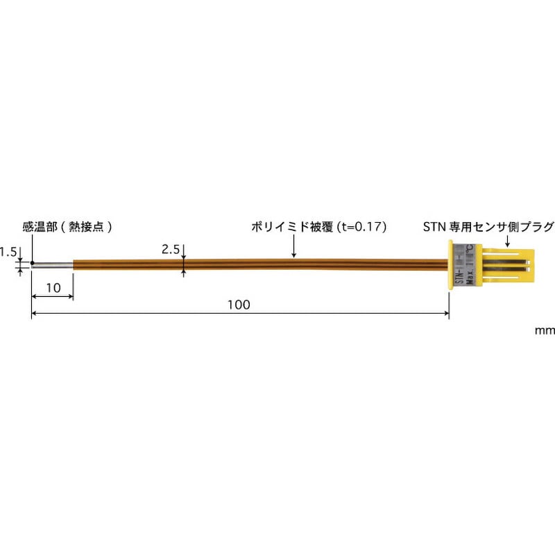 安立計器:テープ形多目的温度センサ 交換タイプ STNシリーズ STN-43E