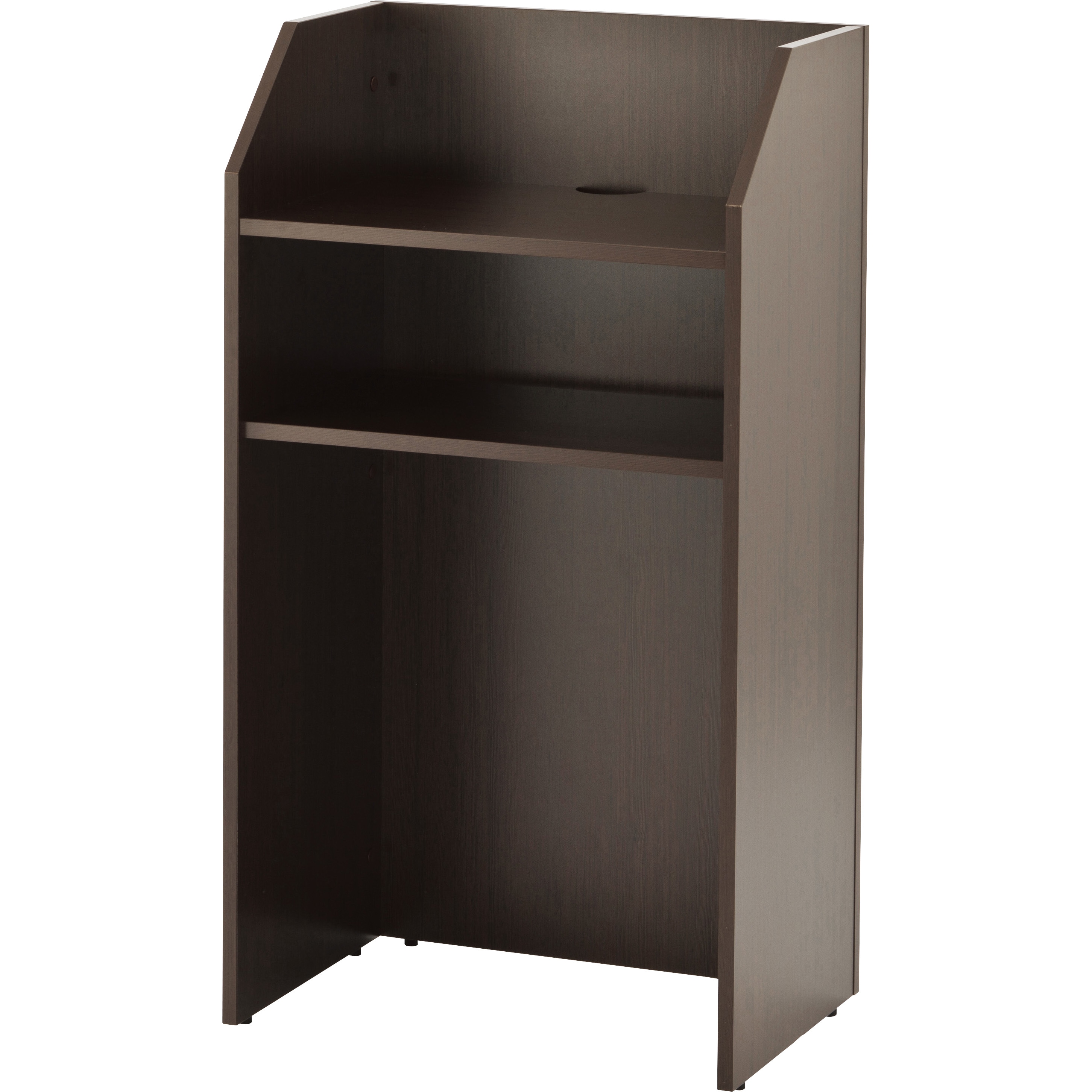 SHEN-DB2 演説台 ダークブラウンⅡ アール・エフ・ヤマカワ 幅600mm奥行400mm  SHEN-DB2