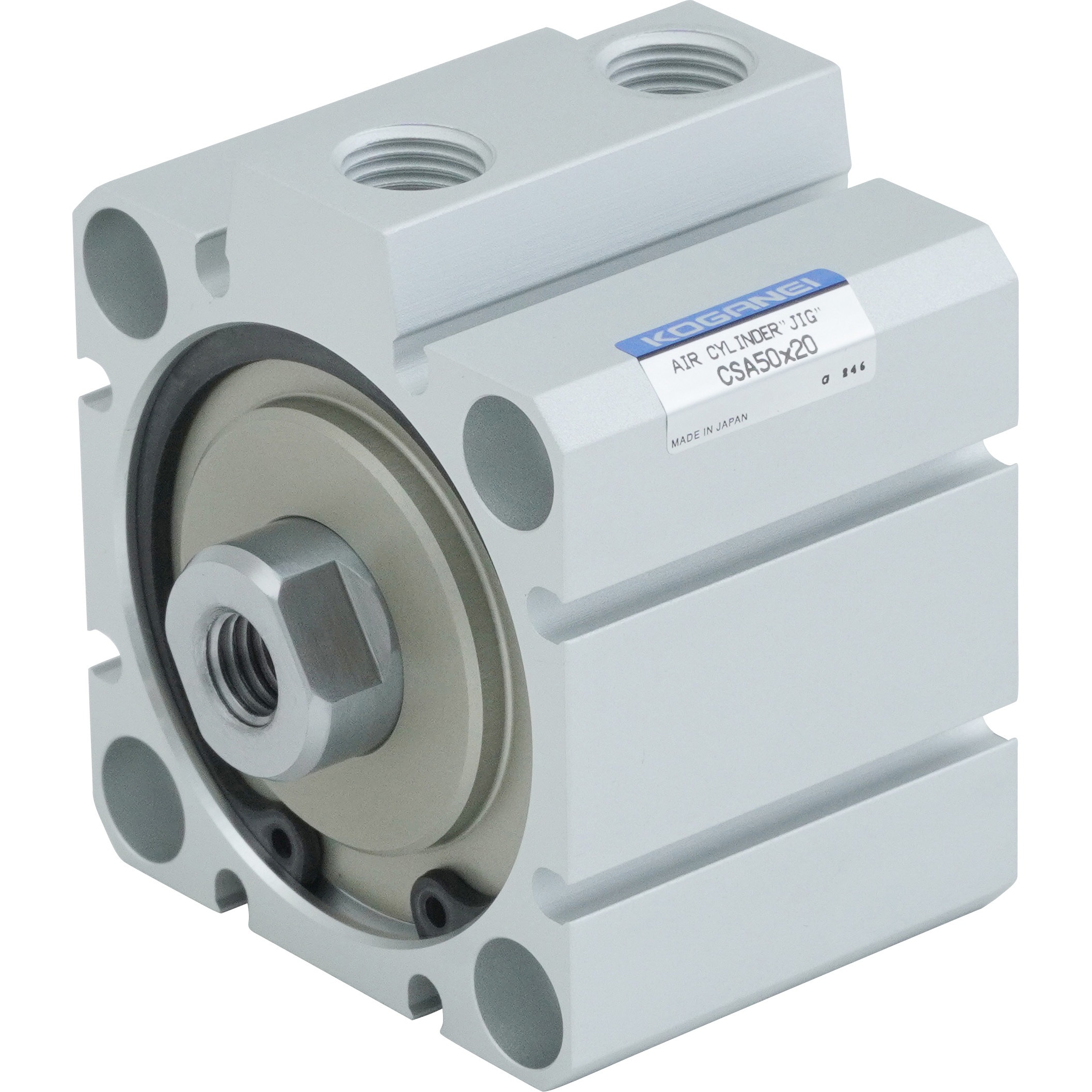 CSA50X20 ジグシリンダCシリーズ コガネイ 押出単動形 シリンダー径50mmストローク20mm  CSA50X20