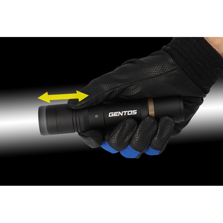 RX-285R レクシード ハンディトーチ充電式 GENTOS LED 黒色 落下