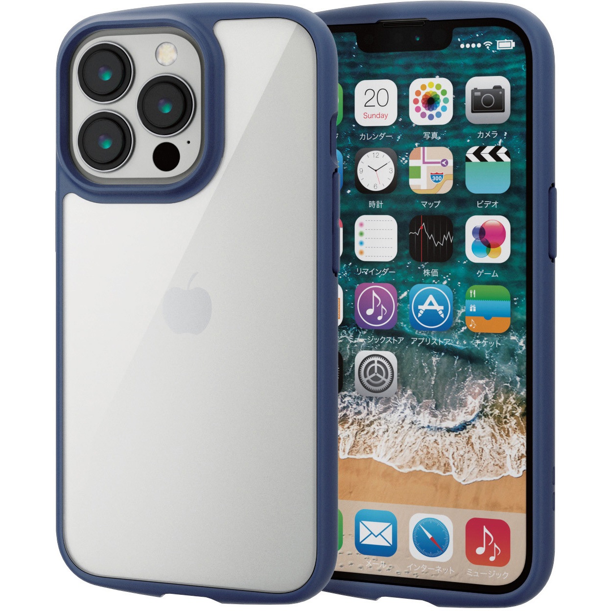 PM-A21CTSLFCNV iPhone13 Pro ケース カバー ハイブリッドケース 軽量