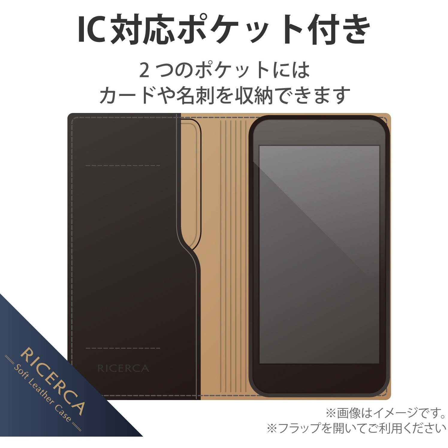 PM-A21DPLFYILBK iPhone 13 Pro Max ケース カバー 手帳 フラップ