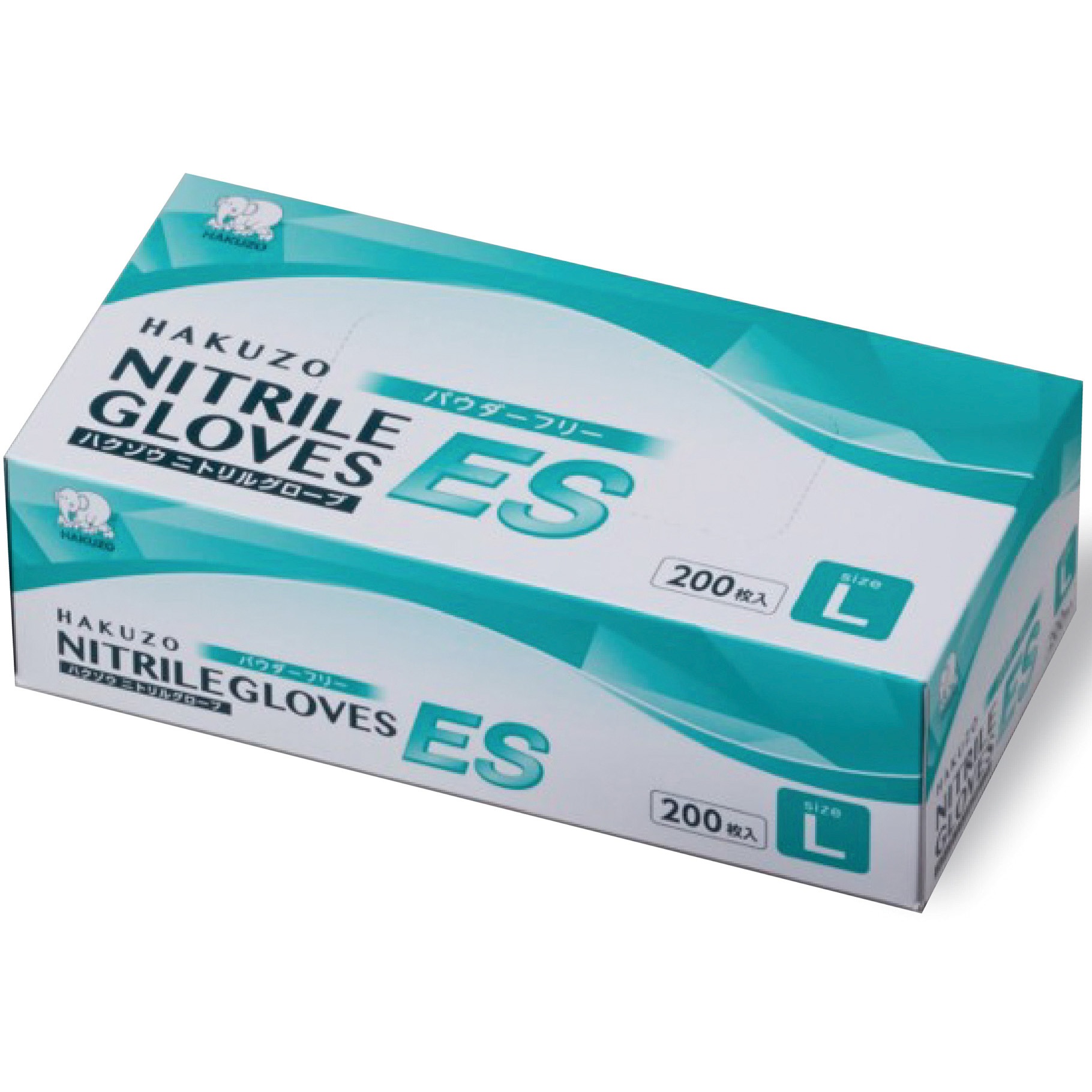 3024078 ハクゾウニトリルグローブES ハクゾウメディカル サイズL 1箱