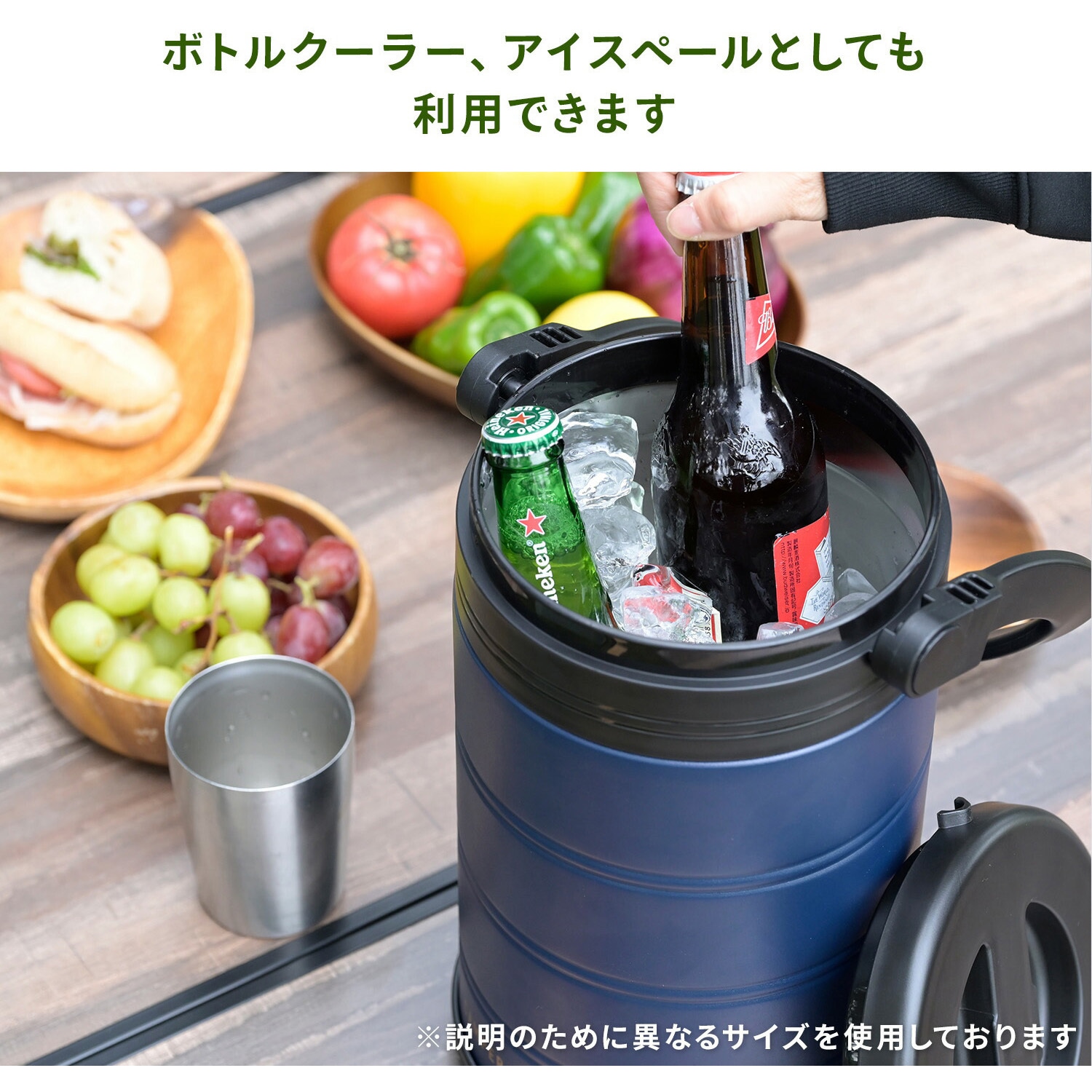 SIC-6.6L 真空 アイスコンテナ 氷入れ YAMAZEN(山善) 容量6.6L 【通販