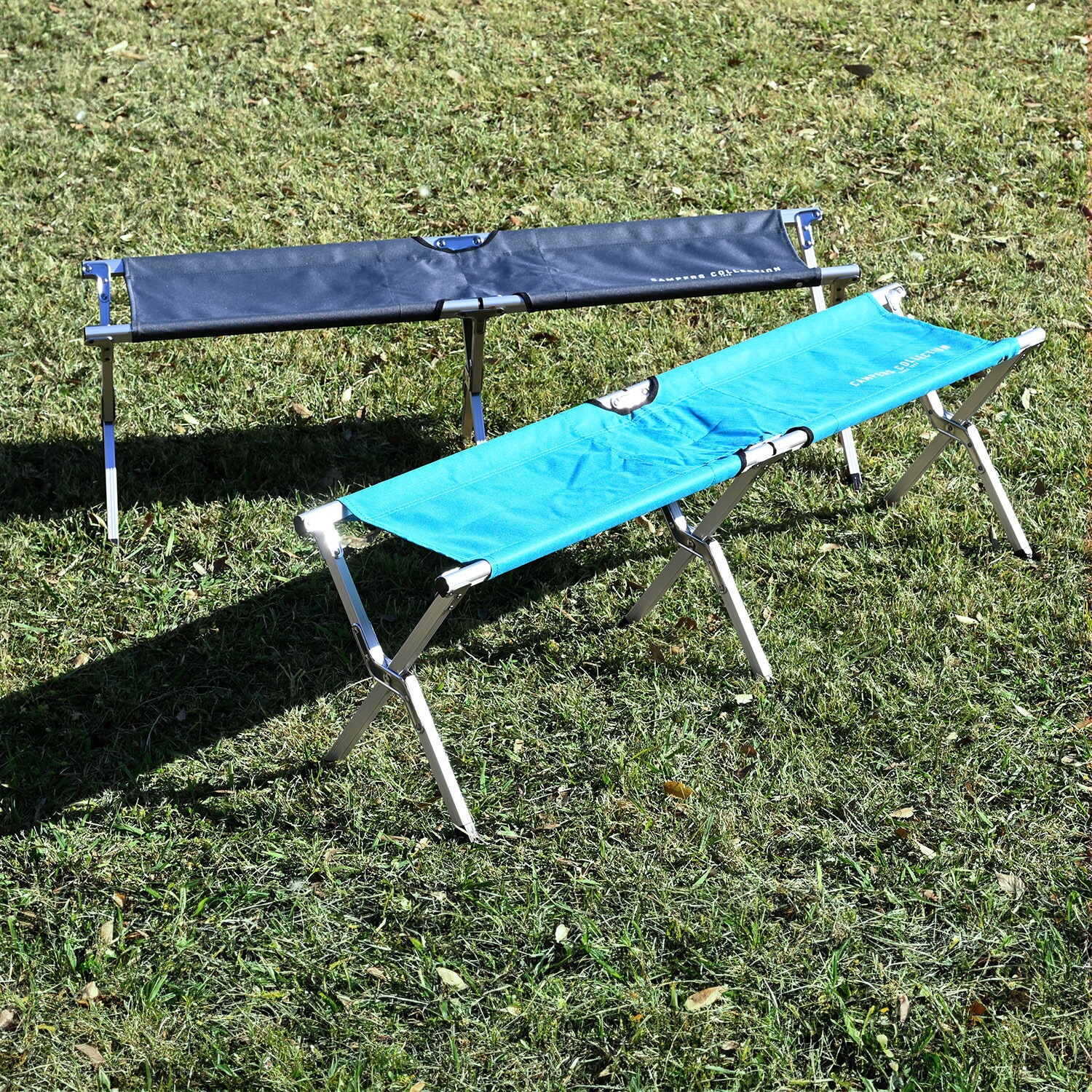 EXTE-B35(CG/S) アウトドアチェア 折りたたみ ベンチ アルミ 軽量 2人