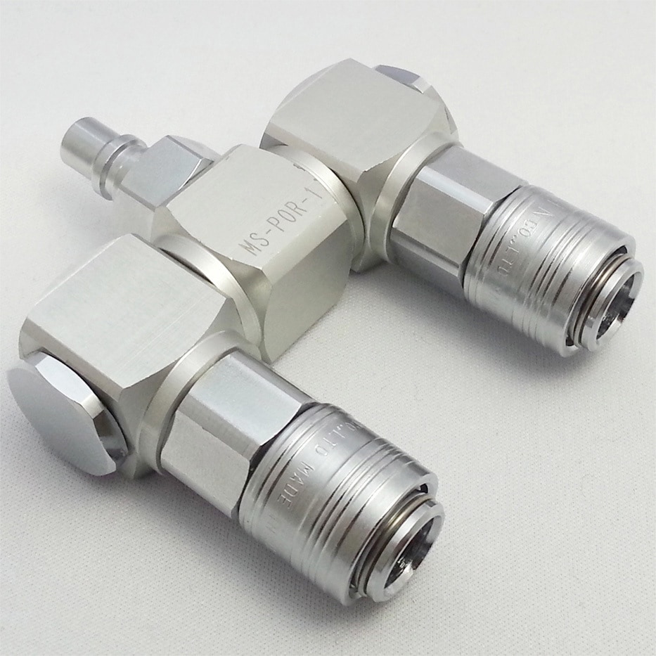 MS-POR-1 マニホールドソケット(ミニエス) ダイセン 分岐数2 - 【通販