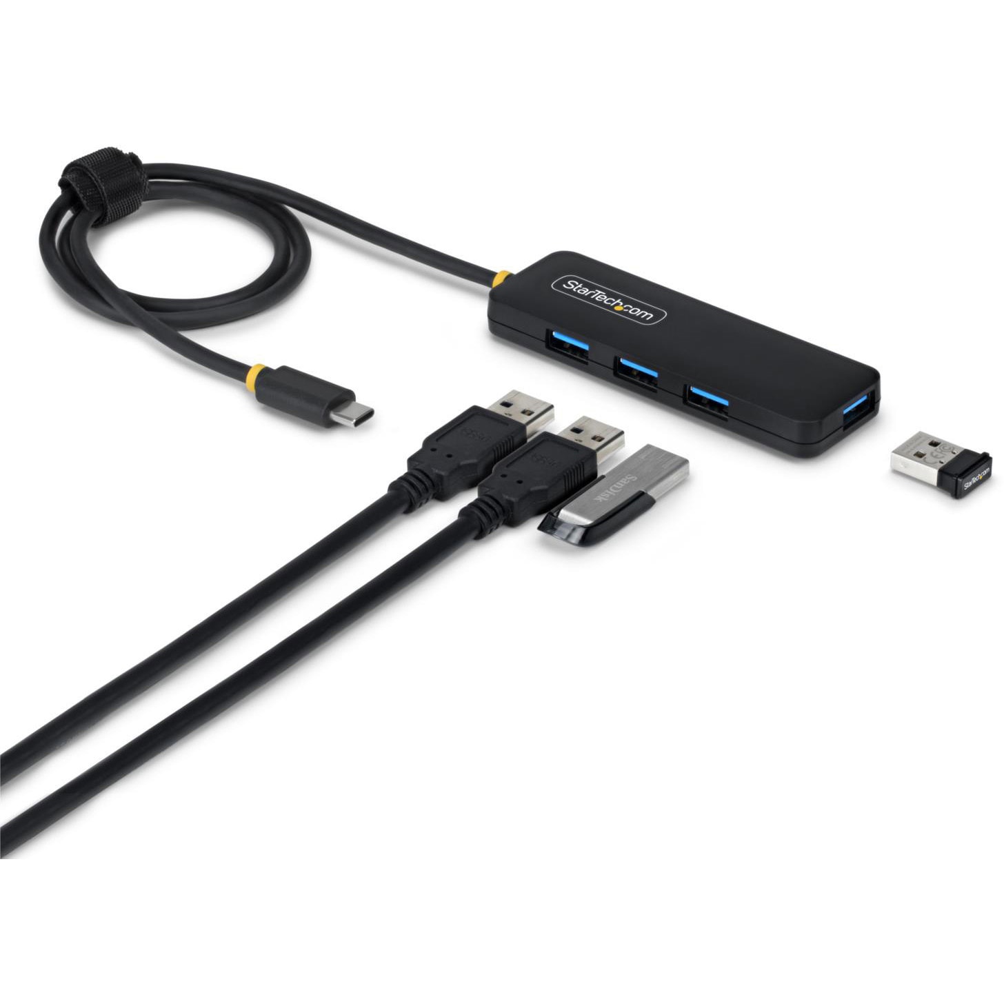 H5C4A-USB-HUB-2 USB 3.0ハブ/4ポート USB-A/5Gbps/バスパワー/61cm 