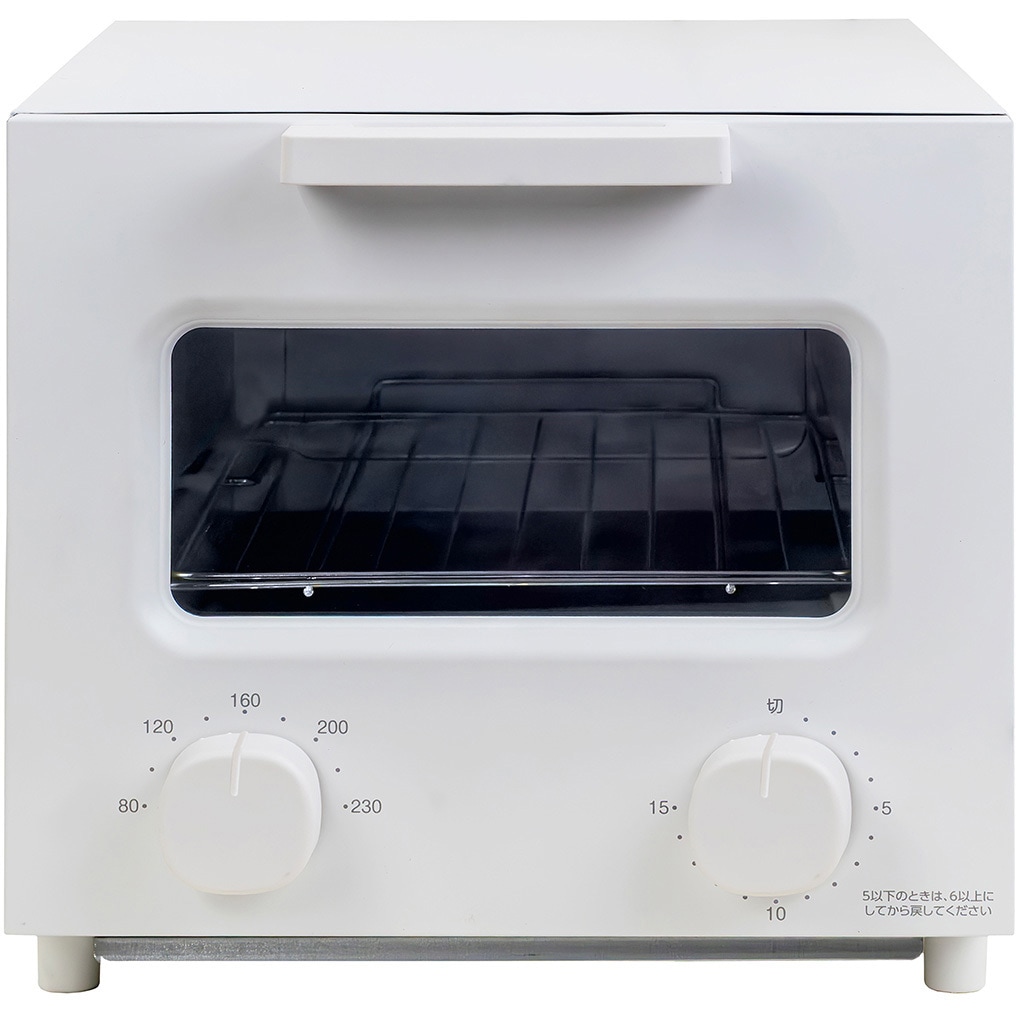 YTCB-C120(W) オーブントースター 2枚焼き キューブ型 YAMAZEN(山善