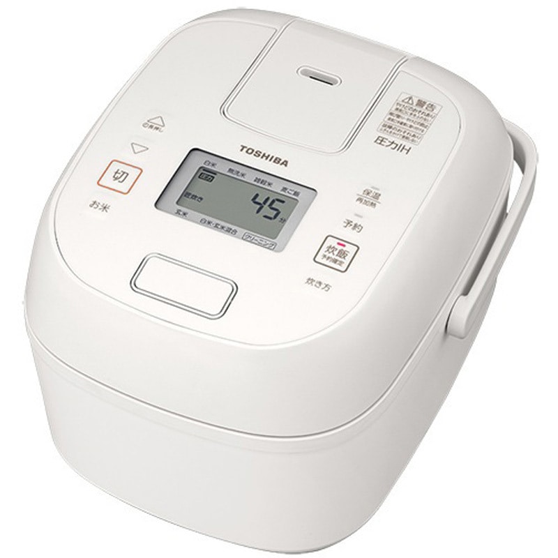 TOSHIBA IHジャー炊飯器RC-6PXK 0.63L約3.5合2024年製 RC-6PXX(W) 圧力IH 小容量ジャー炊飯器 東芝 最大炊飯量3.5合(0.63L