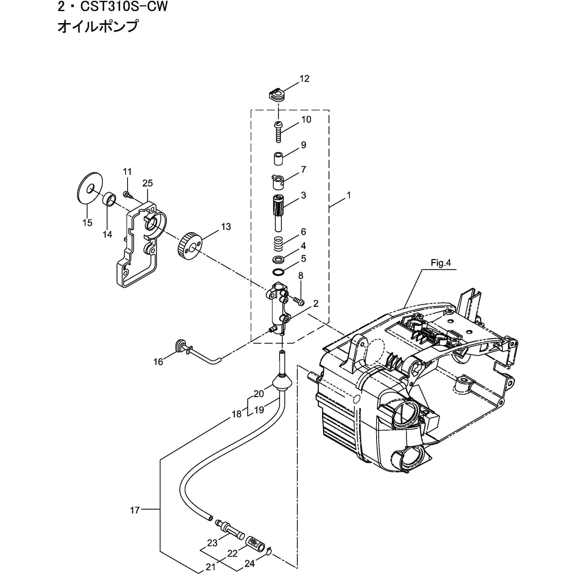 285527 CST310S-CW オイルポンプ部品 ポンプボデイ 1個 BIGM