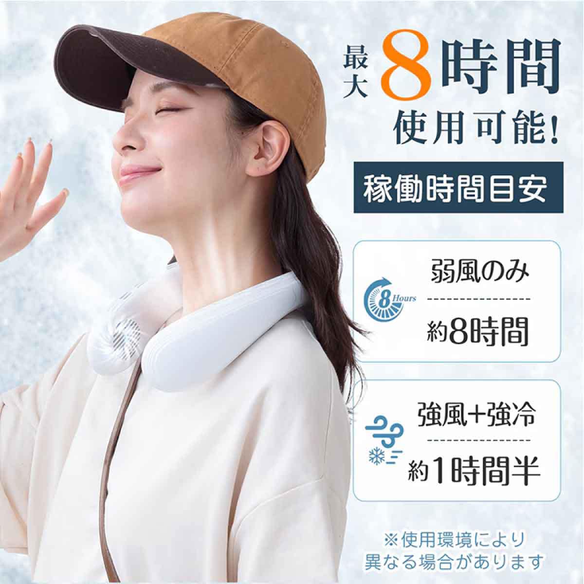 sg188-wh ネッククーラー 冷却プレート 暑さ対策 ホワイト/ネイビー 1