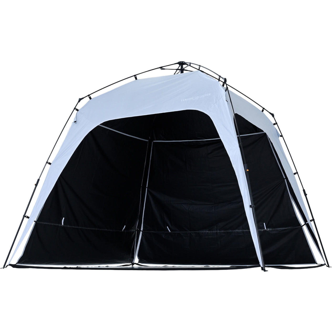 KOT-250B(GY) ワンタッチタープ 2.5m フラップ付き YAMAZEN(山善