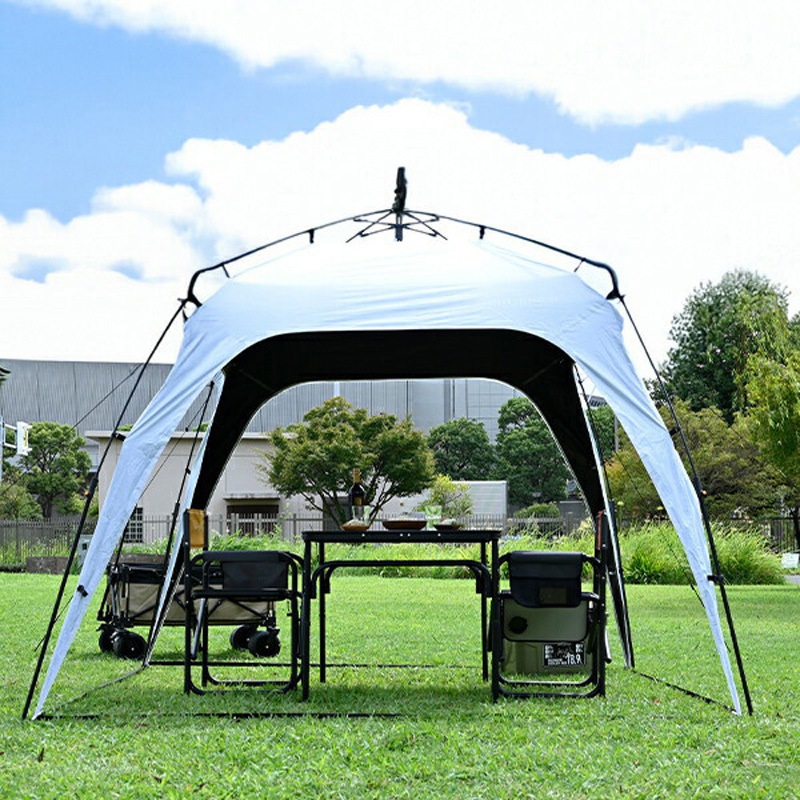KOT-250B(GY) ワンタッチタープ 2.5m フラップ付き YAMAZEN(山善