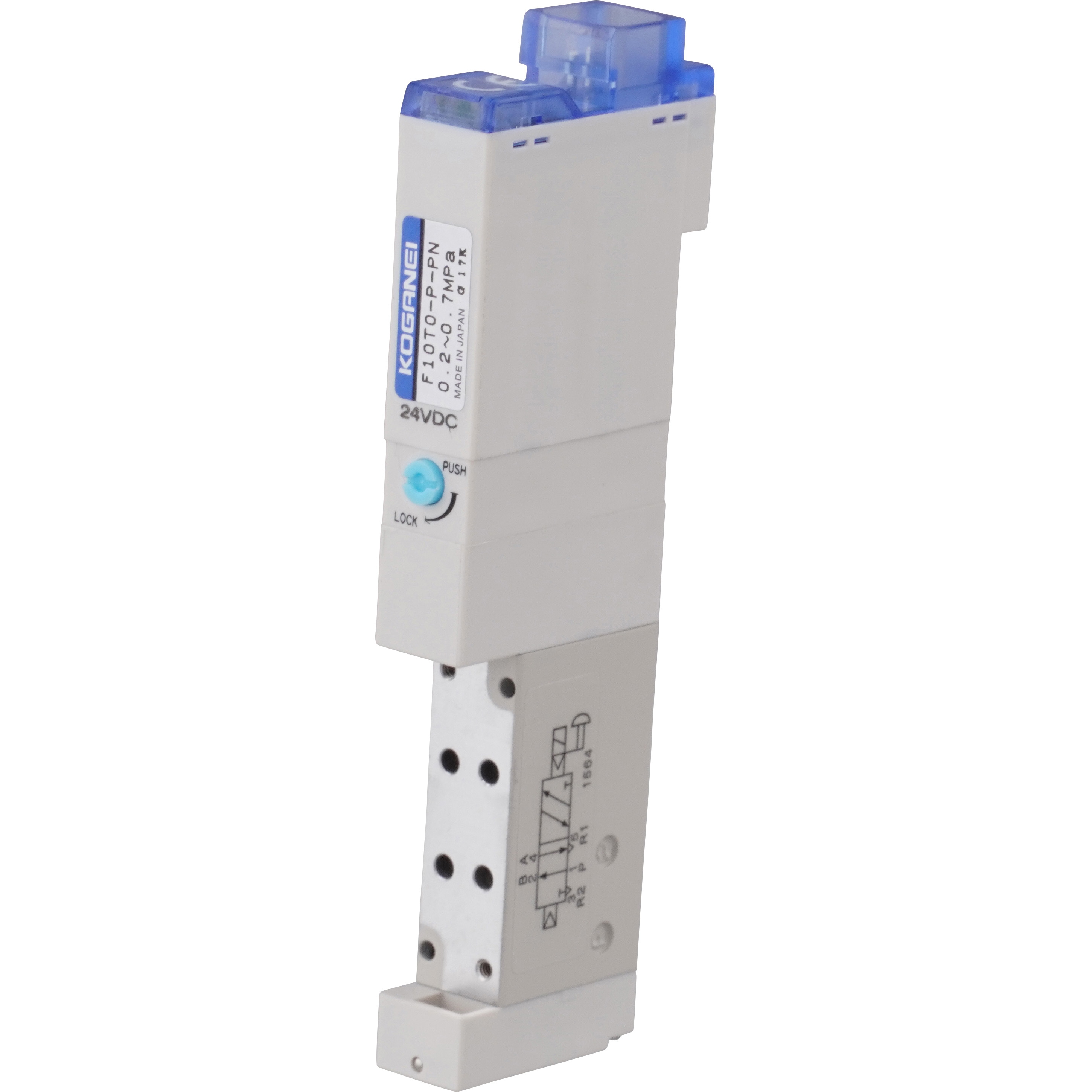 F10T0-P-PN/DC24V 電磁弁Fシリーズ コガネイ 内部パイロット形