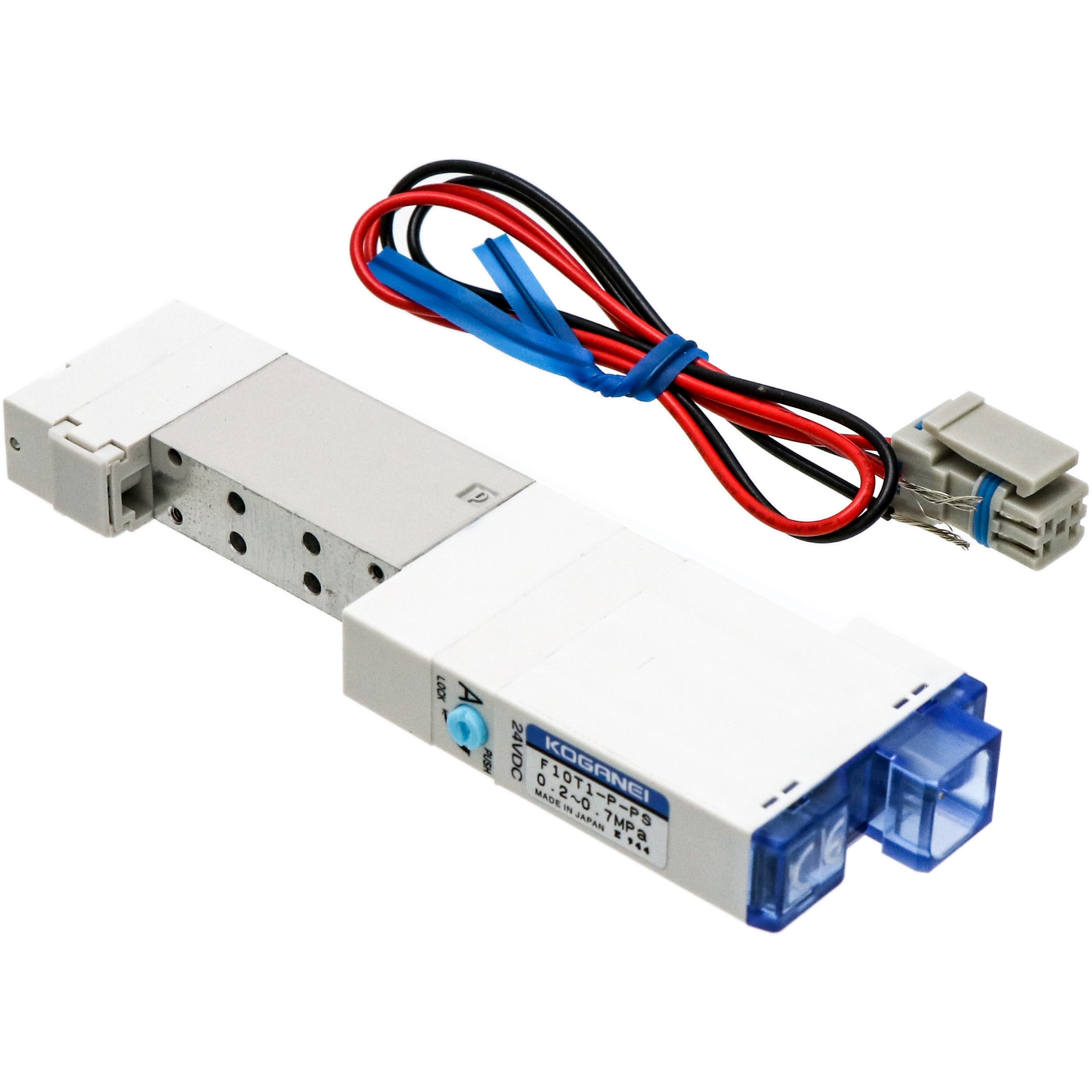 MR-電112 コガネイ製電磁弁角形パイロット形 F10T2-PS3 F10T1-P-PS/DC24V 電磁弁Fシリーズ コガネイ 内部パイロット形 【通販