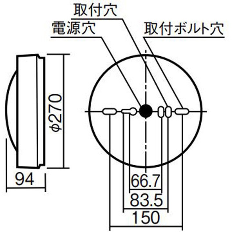 NWCF17503LE1 天井直付型 壁直付型 LED 非常用照明器具 階段灯