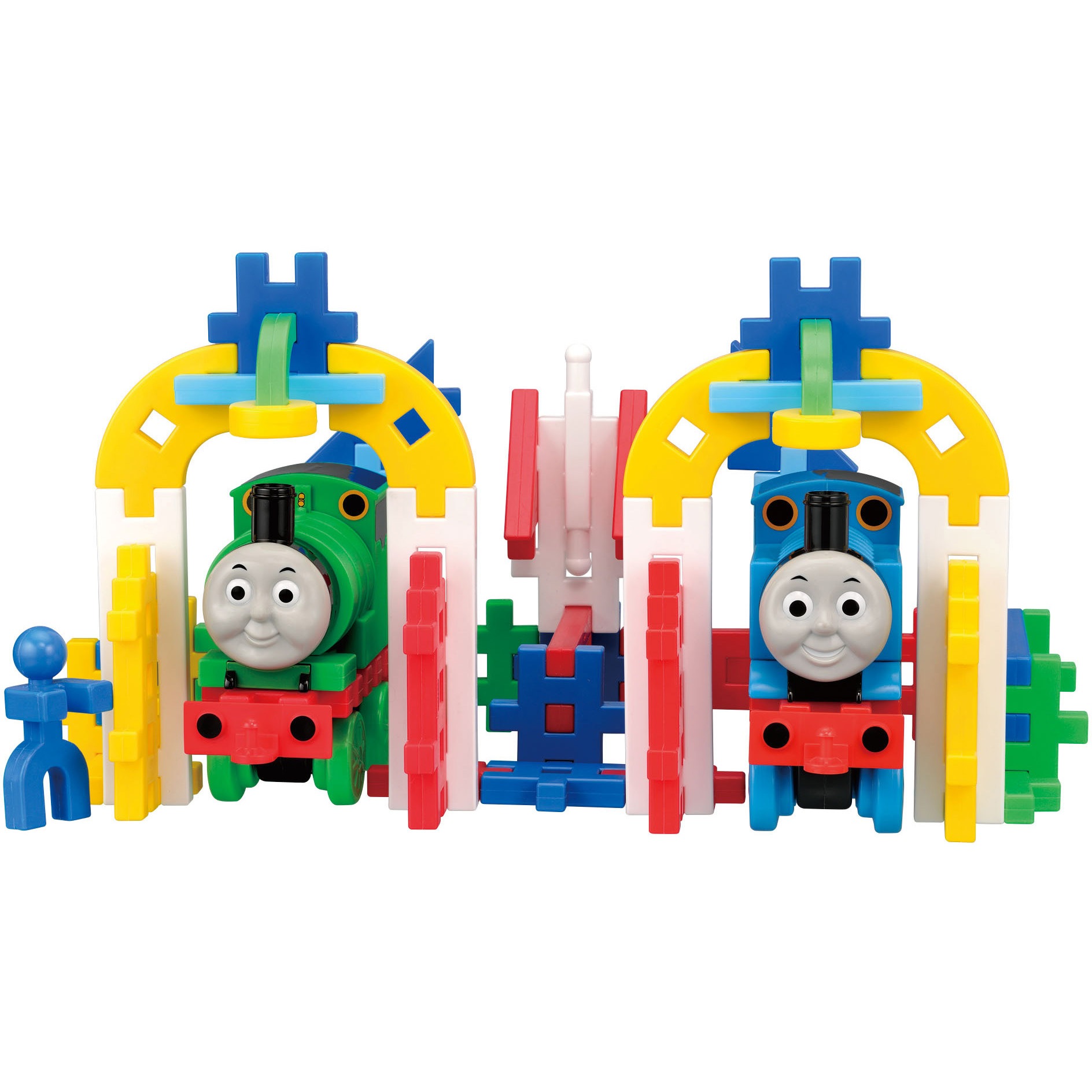 Gakkenニューブロック きかんしゃトーマス トーマスとパーシー 1個 学研ステイフル 通販サイトmonotaro